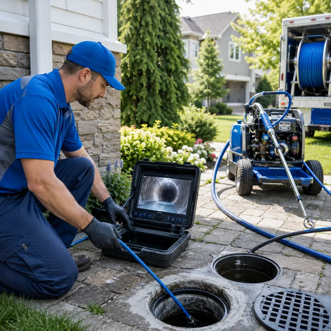 Outdoor drain cleaning professionals serving Mount Eden, KY